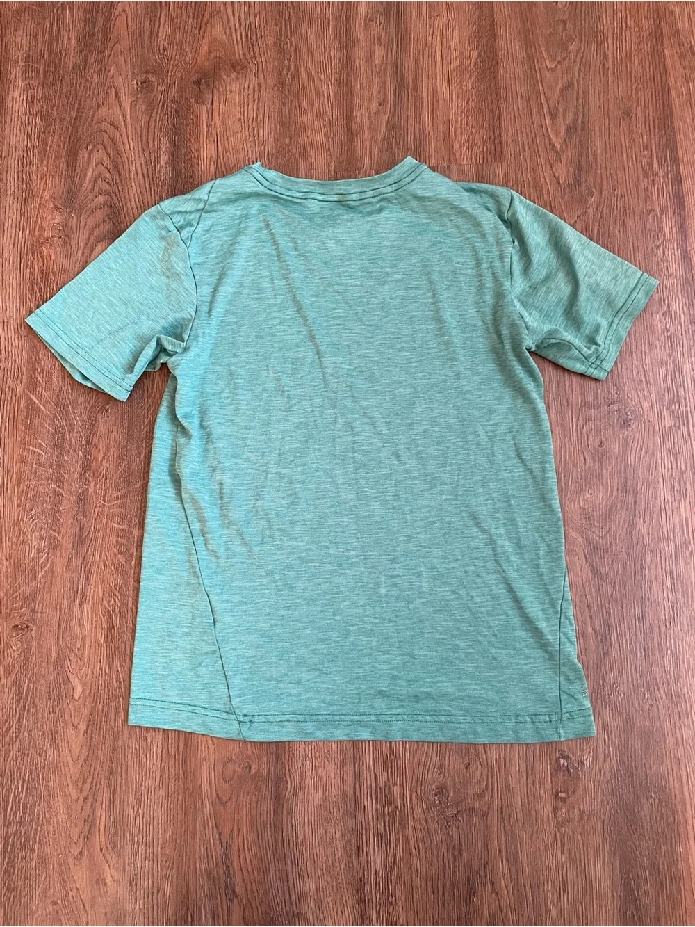 Nike Kids Green Short-Sleeve Dri-Fit Tee with Swoosh Boys Size L